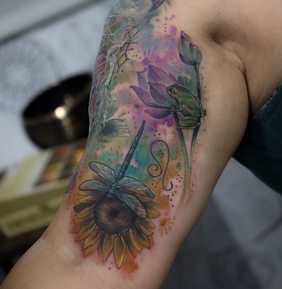 Unleash Your Creativity with Watercolour Tattoos at Sol Temple Tattoo, Sunshine Coast